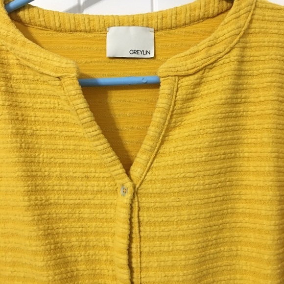 Greylin Button-Down Front Tie Top - Picture 2 of 4